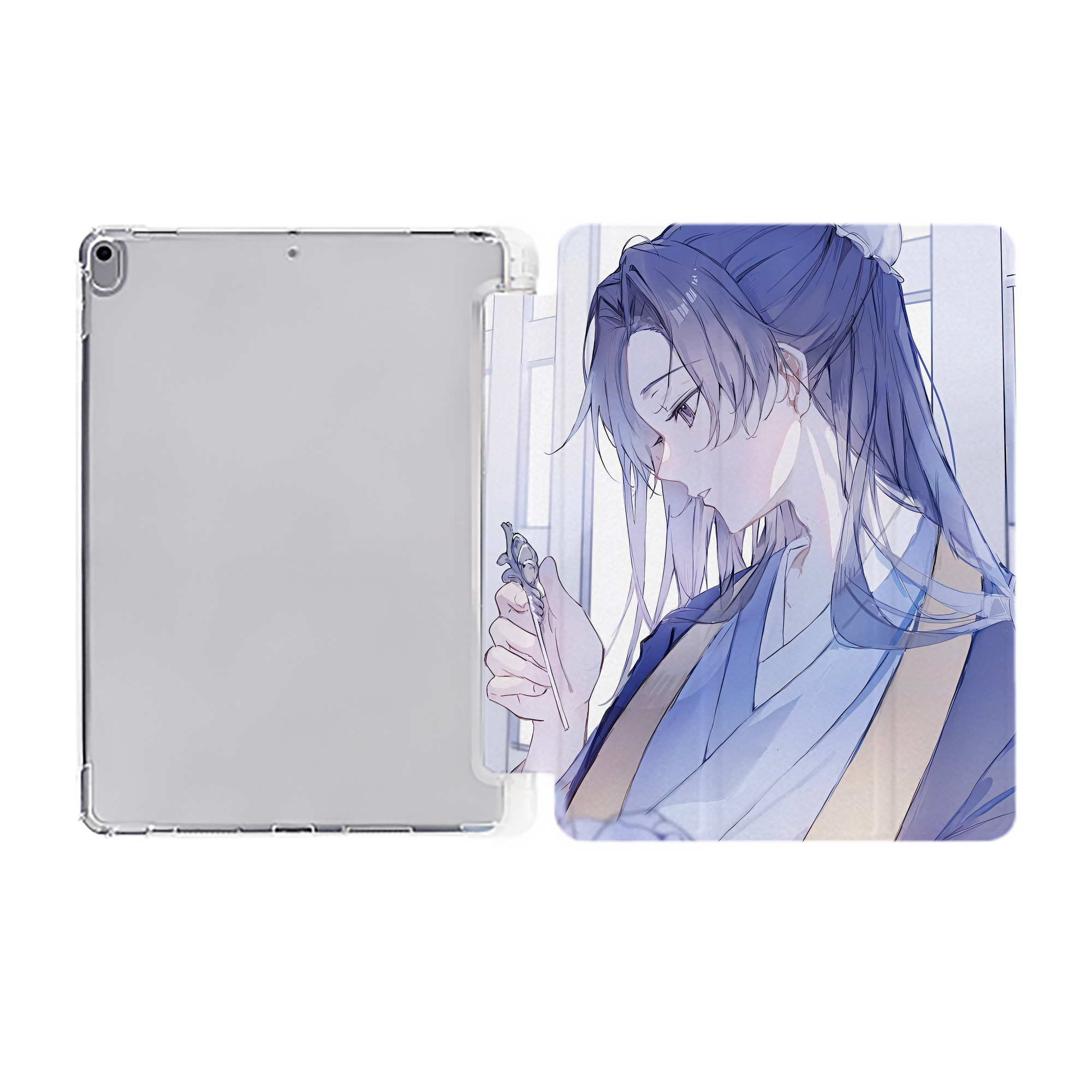 （画像用） 薬屋のひとりごと The Apothecary Diaries IPad ケース ペン収納付き 三つ折りスタンド PUレザー×シリコン 対応機種9.5/10.5/10.9インチ